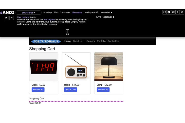 508 & Web Testing / Developer Tools